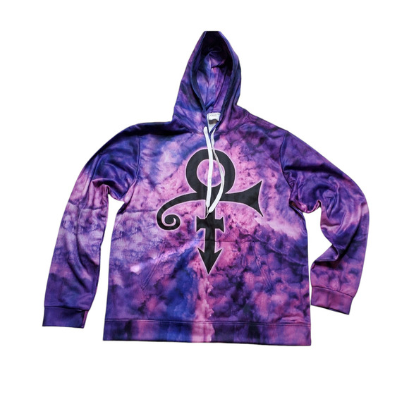 Zootop Bear Purple Tie Dye Prince Hoodie - Picture 1 of 3
